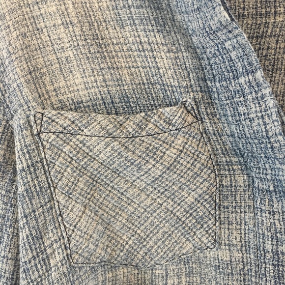 Anthropologie Split-Black Buttondown - Picture 3 of 7